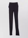 Gucci Regular Fit Trousers With Side And Back Pockets In Black