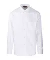 Gucci Cotton Shirt With Double Collar And Chest Pocket In White