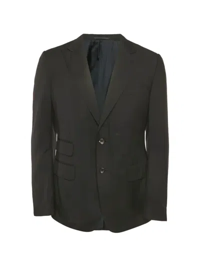 Pre-owned Gucci Regular-fit Blazer In Black