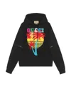 Gucci Sunset Sweatshirt With Removable Sleeves In Black