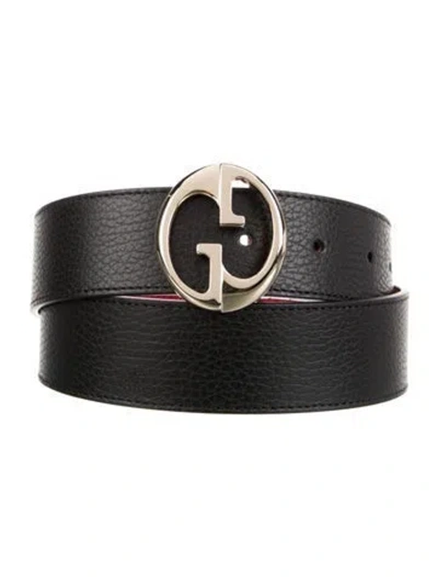 Pre-owned Gucci Reversible 1973 Pattern Belt In Multi
