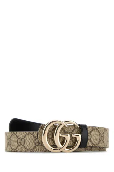 Gucci Reversible Belt Gg Marmont In Multi