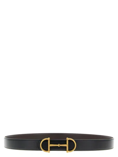 GUCCI REVERSIBLE BELT HORSEBIT BELTS MULTICOLOR