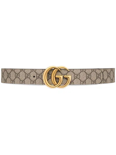 Gucci Reversible Belt In Tan