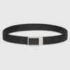 Gucci Double-sided Belt In Black