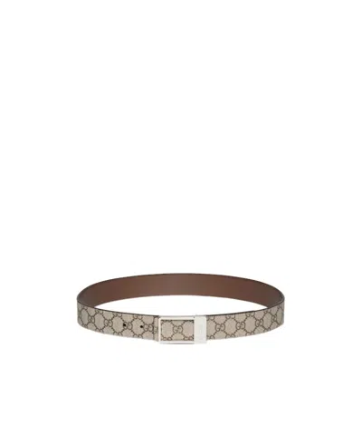 Gucci Reversible Belt With Rectangular Buckle