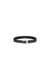 Gucci Reversible Belt With Rectangular Buckle In Black