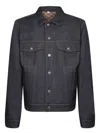 Gucci Gg Reversible Denim Jacket In Blue