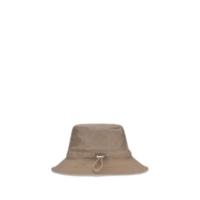 Gucci Reversible Gg Nylon Bucket Hat In Neutral