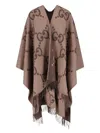 Gucci Women Reversible Jumbo Gg Cashmere Cape