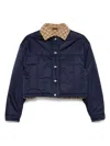 Gucci Collar Contrast Quilted Sleeve Blazer