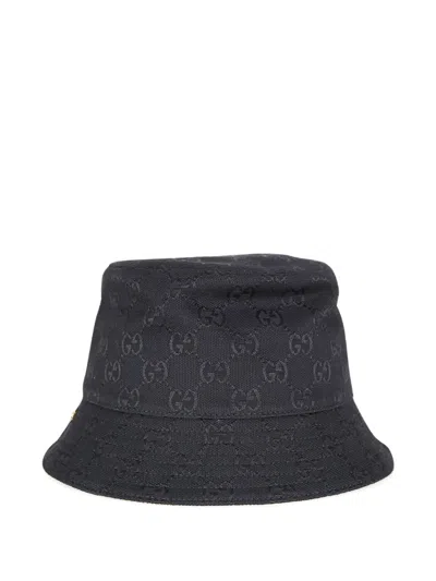 Gucci Reversible Gg Bucket Hat In Black