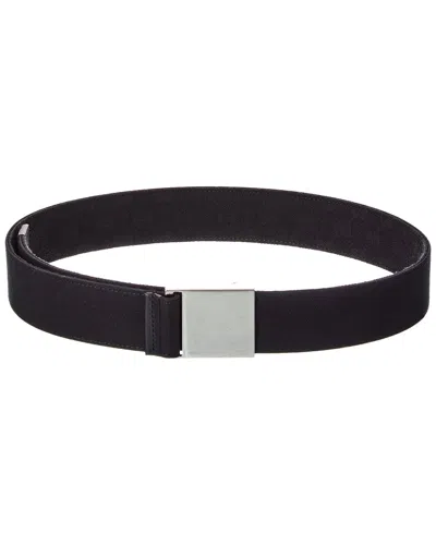 Gucci Reversible Gg Canvas Belt In Black
