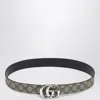 Gucci Reversible Gg Marmont Belt Men In Gray