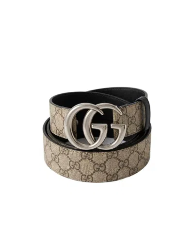 Gucci Reversible Gg Marmont Belt In Red
