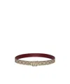 Gucci Reversible Gg Marmont Thin Belt