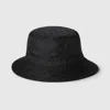 Gucci Women Reversible Gg Nylon Bucket Hat