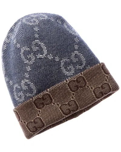 Gucci Reversible Gg Wool Beanie