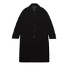 Gucci Single-breasted Tailored Coat In Black