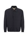 Gucci Reversible Polyester Gg Jacket In Ink/mix