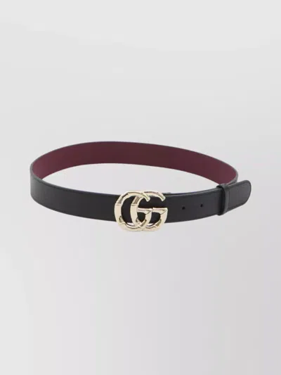 GUCCI REVERSIBLE LEATHER BELT ADJUSTABLE HOLES