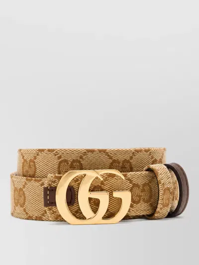 Gucci Reversible Leather Belt In Brown