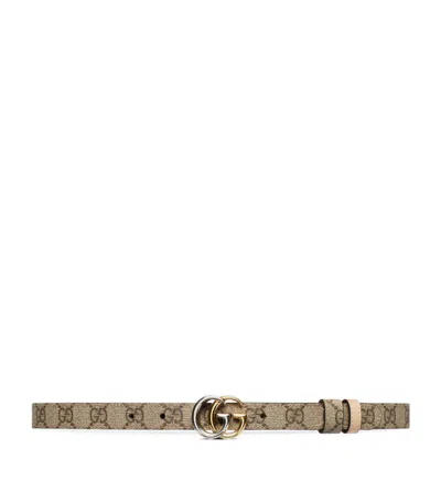 Gucci Reversible Marmont Belt In Brown