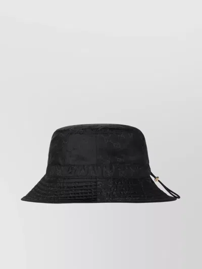 Gucci Reversible Monogram Bucket Hat In Black