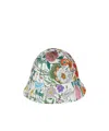Gucci Reversible Printed Silk Bucket Hat In Multi
