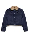 Gucci Collar Contrast Quilted Sleeve Blazer