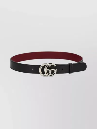 GUCCI REVERSIBLE TEXTURED BELT ADJUSTABLE LENGTH