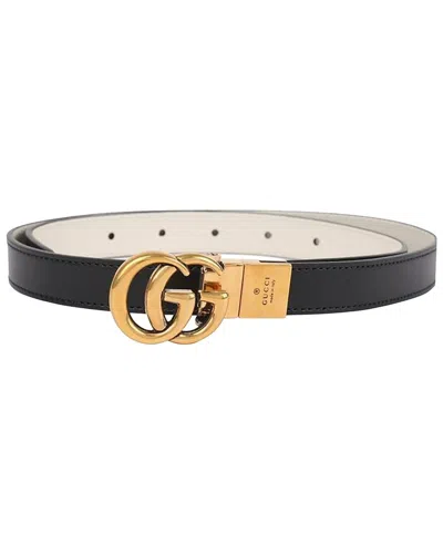 Pre-owned Gucci Reversible Thin Belt (authentic Pre-loved)