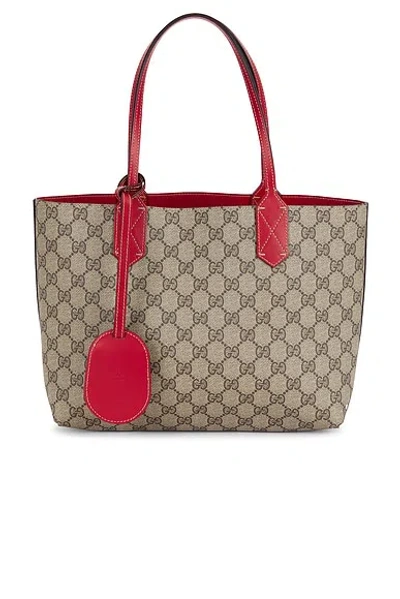 Pre-owned Gucci Reversible Tote Bag In Sand
