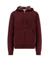 Gucci Men Reversible Wool Jacket With Gg Motif In Red
