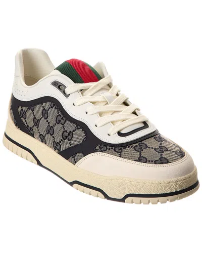 Gucci Re-web Gg Canvas & Leather Sneaker In Multi