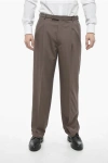 GUCCI RGULAR FIT WOOL PANTS WITH CUFFS