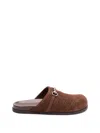 Gucci Gg-debossed Slides In Brown