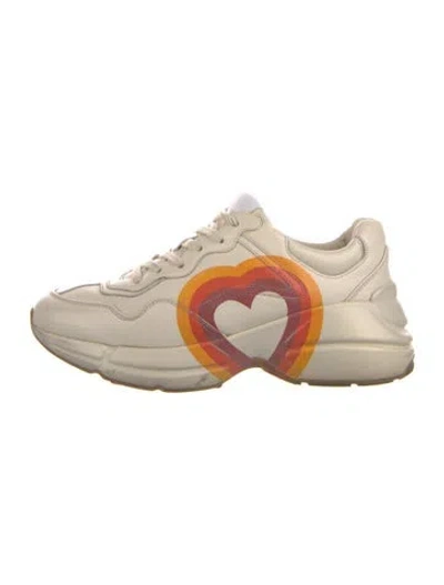 Pre-owned Gucci Rhyton Chunky Sneakers In Neutral
