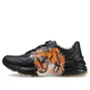 Gucci Rhyton Leather 'tiger Print' In Black