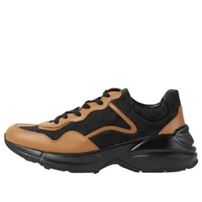 Gucci Rhyton 'maxi Gg Supreme Black Khaki Beige'
