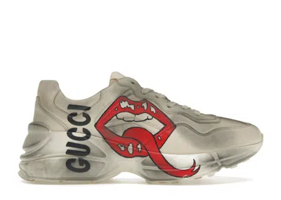 Pre-owned Gucci Rhyton Mouth (women's) Sneakers In Ivory