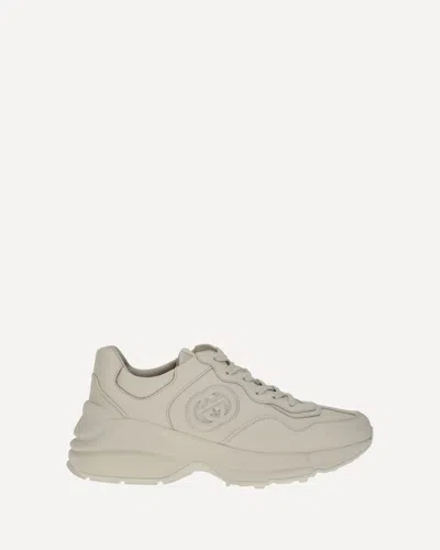 Gucci Rhyton Sneakers In White