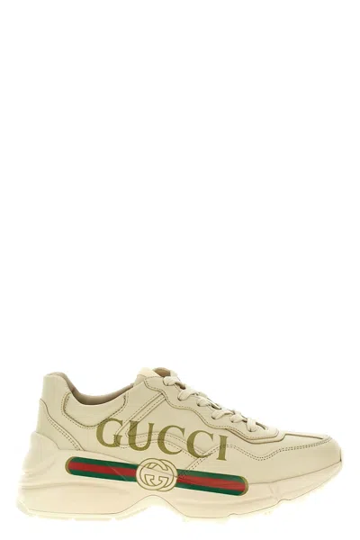 Gucci 'rhyton' Sneakers In White