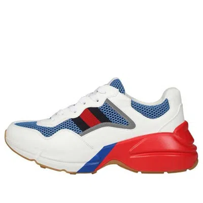 Gucci Rhyton 'white Blue Red Reflective'