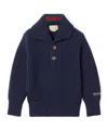 Gucci Rib Knitted Wool Sweater In Black