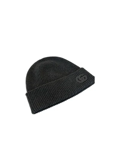 GUCCI GUCCI LOGO PATCH BEANIE