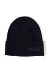 Gucci Ribbed-knit Beanie In Black