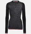 GUCCI RIBBED-KNIT CASHMERE AND SILK TOP