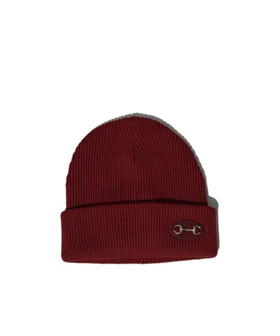 Gucci Ribbed Knit Hat In Brown