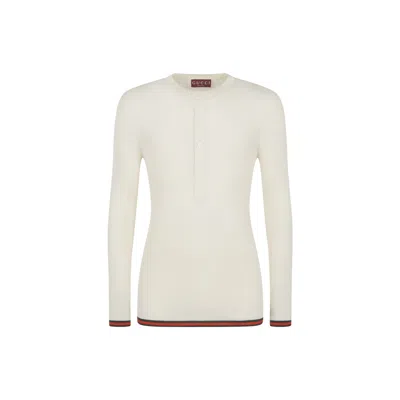Gucci Ribbed-knit Silk T-shirt Men